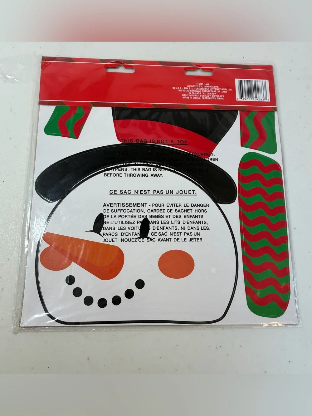 NEW Snowman Refrigerator Magnet Set Winter Kids Activity Christmas House